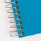 Personal Size Spiral Notebook 1-Subject College Ruled Paper Fights Ink Bleed Water-Resistant Cover 4-3/8" x 7" 100 Sheets Tidewater Blue